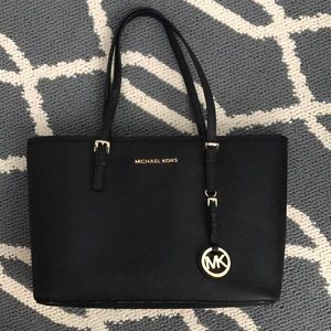 Michael Kors Jet Set Black Purse
